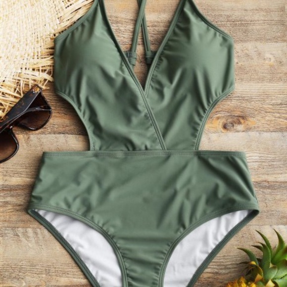 Zaful Other - 💕 • Green One-piece Swimwear